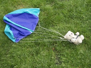 Beren parachute sprong Noorderzon Festival 2012